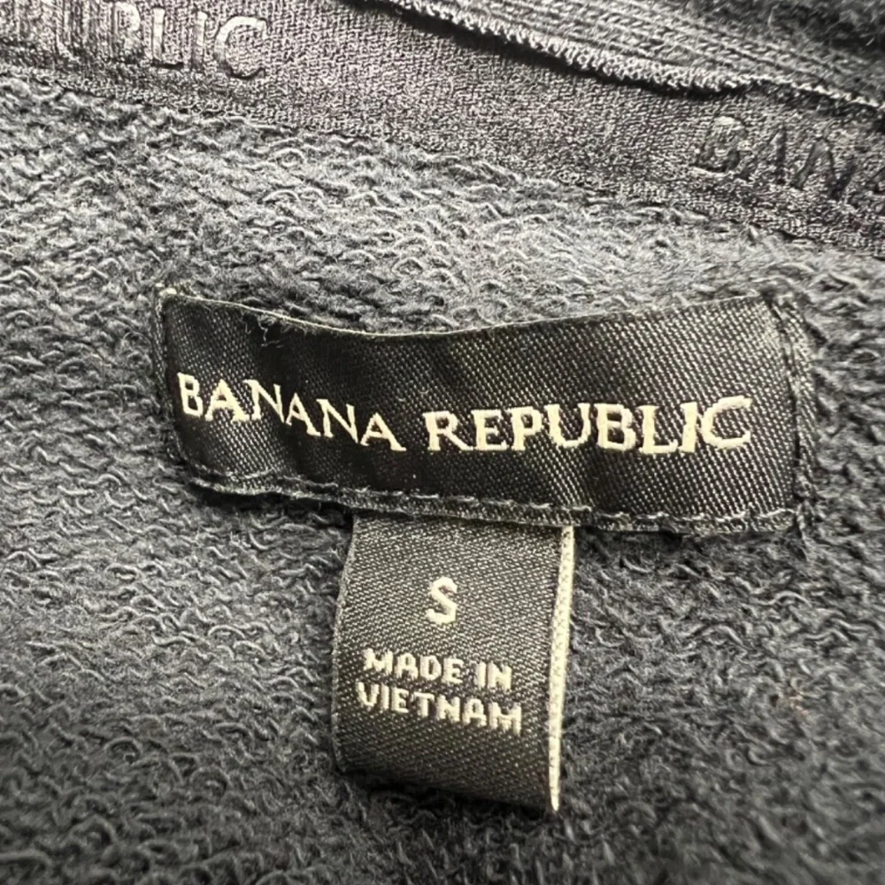 Banana Republic Rugby Sweatshirt Men S Black Collar Pullover‎ Long Sleeve Casual